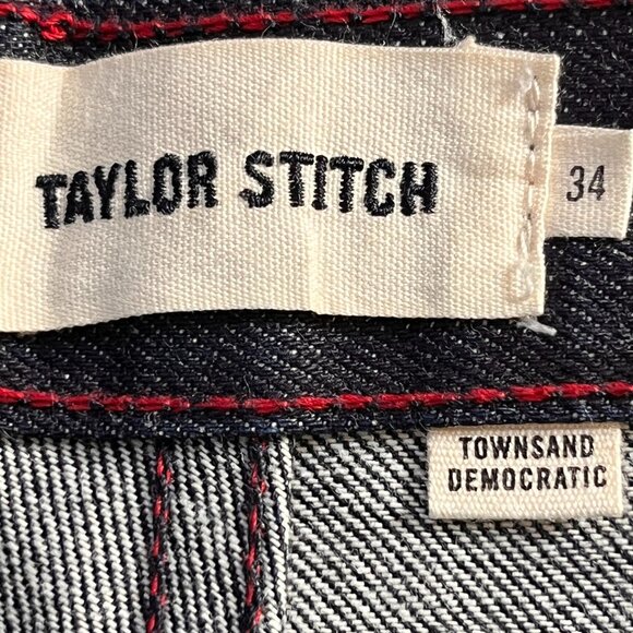 Taylor Stitch Men’s Townsend Democratic Fit Straight Jeans in Size 34- Excel. UC - Picture 11 of 15